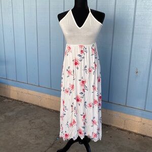 Lizabell Floral Halter Maxi Dress